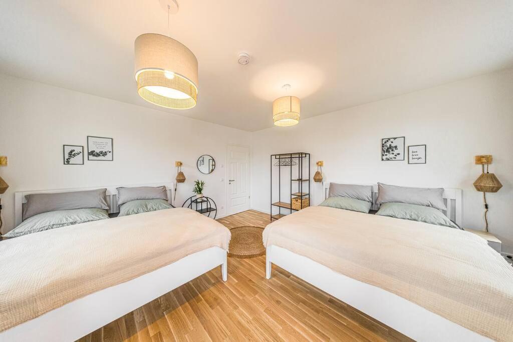 Stylisches Zentrales City-Apartment Mit 2 Balkonen Leipzig Bagian luar foto